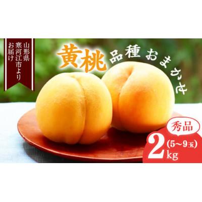 ふるさと納税 寒河江市 山形の黄桃 2kg(5〜9玉) 品種おまかせ 秀品 2026年産
