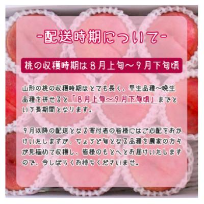 ふるさと納税 寒河江市 山形の黄桃 2kg(5〜9玉) 品種おまかせ 秀品 2026年産の画像
