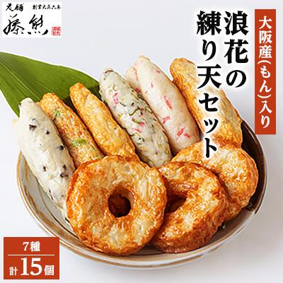 ふるさと納税 茨木市 「藤熊」大阪産(もん)入り浪花の練り天セット