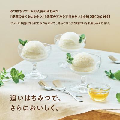 ふるさと納税 あきる野市 はちみつミルクジェラート10個セット(はちみつ2種各1瓶付き)_3