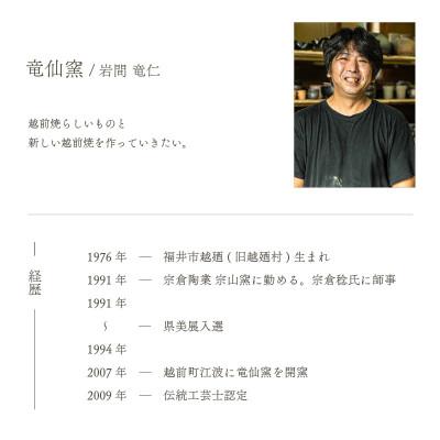 ふるさと納税 越前町 「竜仙窯」【越前焼】土ごころ ぐい呑 2個セット