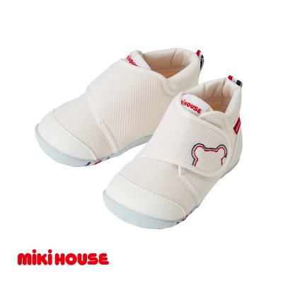ふるさと納税 嘉島町 ミキハウス ファーストベビーシューズ(白)12.5cm(嘉島町)
