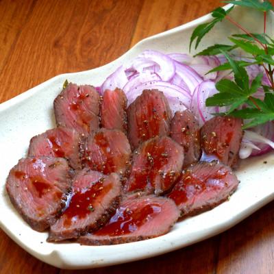 ふるさと納税 美祢市 鹿肉 バックロインロースト(長州もみじ)500g