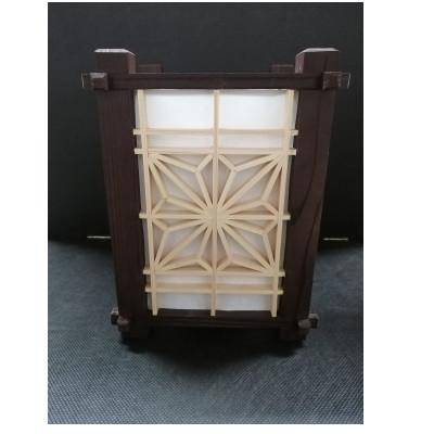 ふるさと納税 松原市 角麻柄組子細工ランタン