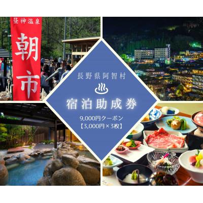 ふるさと納税 阿智村 阿智村温泉施設等 宿泊助成券 (9,000円分)| 信州 長野 昼神温泉 宿泊 星空