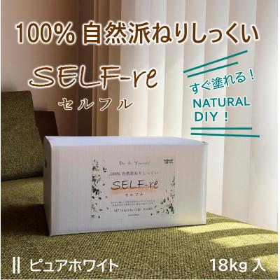 ふるさと納税 南国市 自然派ねりしっくいSELF-re(セルフル) ピュアホワイト 18kg入り