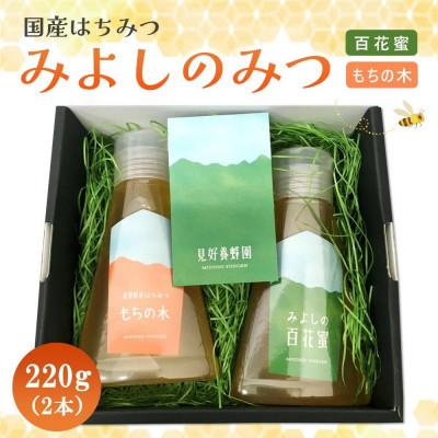 ふるさと納税 基山町 みよしのみつ(百花蜜・もちの木)220g×2本