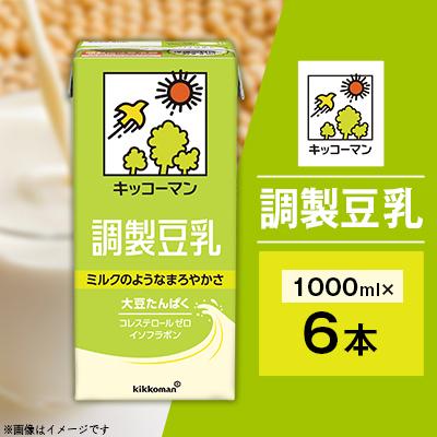 ふるさと納税 瑞穂市 調製豆乳1000ml×6本