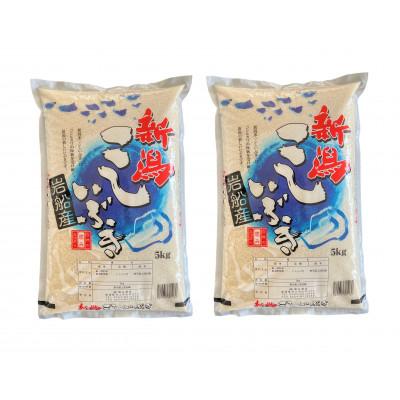 ふるさと納税 村上市 [令和7年産米] 新潟県産 こしいぶき 5kg×2袋(合計10kg) 精米 1033001