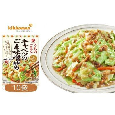 ふるさと納税 久喜市 うちのごはん おそうざいの素 キャベツのごま味噌炒め 10袋