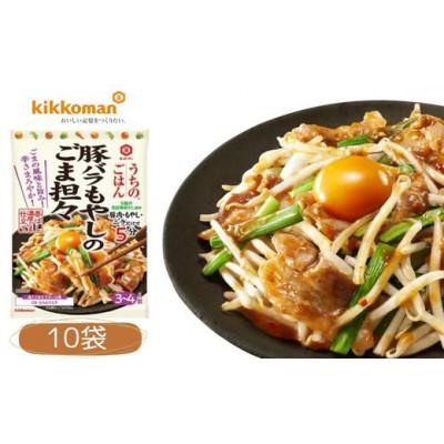 ふるさと納税 久喜市 うちのごはん おそうざいの素 豚バラもやしのごま坦々 10袋