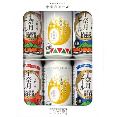 ふるさと納税 黒部市 宇奈月ビール (3種類×各2本)6缶セット