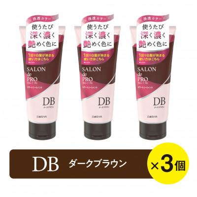 ふるさと納税 稲沢市 サロン ド プロ カラートリートメント [ダークブラウン] 3個セット (18376)
