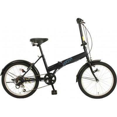 ふるさと納税 四日市市 オリタタミ自転車20インチ　6段変速　ヴェルディア　ブラック | 