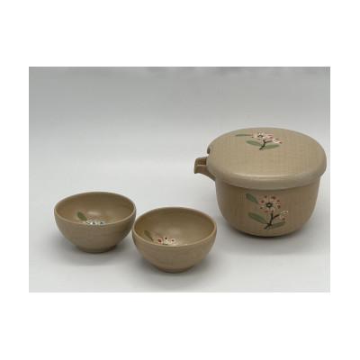 ふるさと納税 瀬戸市 一凛の花ビスク片口丸型酒器盃セット