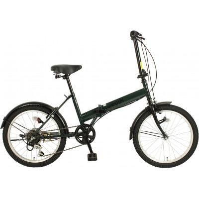 ふるさと納税 四日市市 オリタタミ自転車20インチ 6段変速 ヴェルディア グリーン