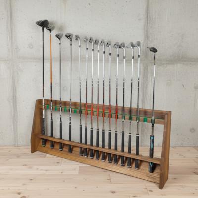 ふるさと納税 横手市 WOOD WORKS ゴルフクラブスタンド 20本用 【本体