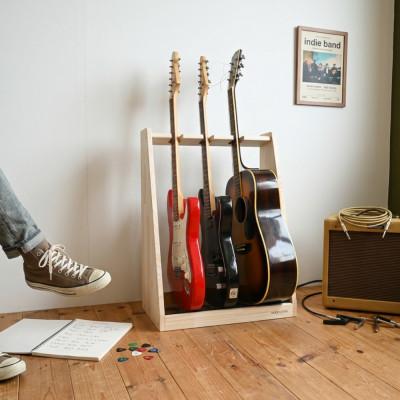 ふるさと納税 横手市 WOOD WORKS ギタースタンド エレキギター・ベース
