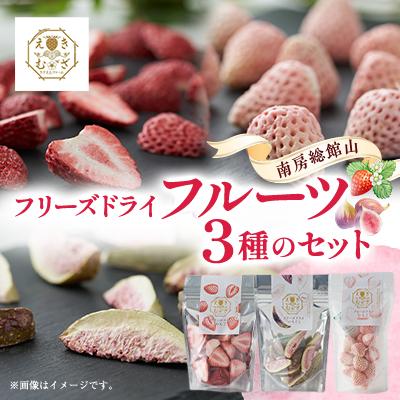 ふるさと納税 館山市 きざえむファームの南房総館山フリーズドライフルーツ 3種類