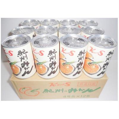 ふるさと納税 美浜町 【2026年3月下旬より発送予定】紀州のみかん缶詰(みかん果汁入りシラップ)435g×12缶セット |  | 03