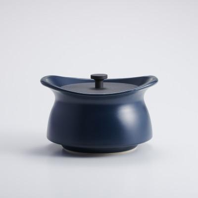 ふるさと納税 四日市市 best pot mini インディゴブルー (ごはん1合サイズ)