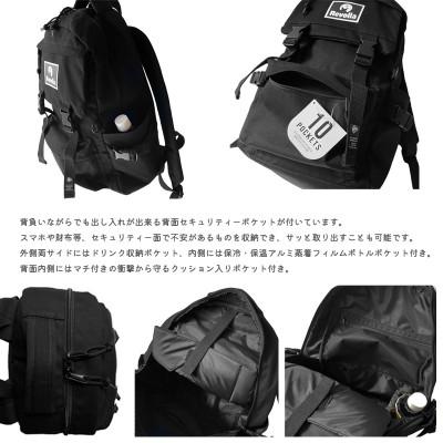 ふるさと納税 牧之原市 帆布素材お悩み解決10ポケットリュック(背面セキュリティポケット&保冷保温ポケット付き) |  | 02