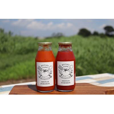 ふるさと納税 茅ヶ崎市 湘南・茅ヶ崎自慢のトマトの味わいが楽しめる 野崎農園 湘南ポモロンジュース2種各3本(計6本)セット