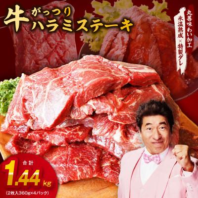 ふるさと納税 泉佐野市 がっつり!牛ハラミステーキ 1.44kg 氷温熟成×特製ダレ