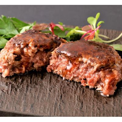 ふるさと納税 御船町 馬刺しを使ったハンバーグ冷凍5個セット