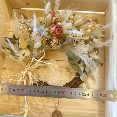 ふるさと納税 直方市 ドライフラワーお任せリース NO1の画像
