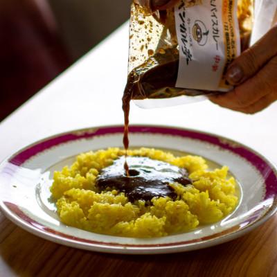 ふるさと納税 坂出市 A ベンガル亭特製スパイスカレー!(辛さお試しセット)ターメリックライス1袋付き