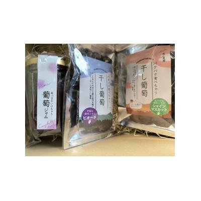 ふるさと納税 勝央町 岡山県勝央町産 葡萄ジャム(150g×1個 )と干し葡萄(40g×2)のセット