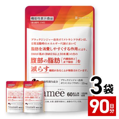 【新品未開封】フラボス 脂肪 / 基礎代謝サプリ 31粒×3袋 ふるさと納税 養老町 サプリメント 機能性表示食品 Slamee スラミー