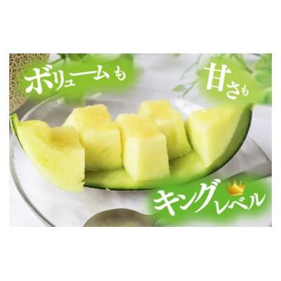 ふるさと納税 行方市 5L玉イバラキングメロン(2玉)