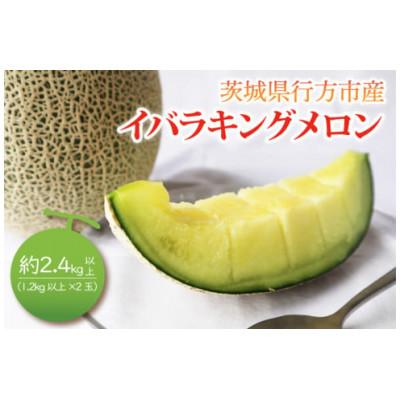 ふるさと納税 行方市 イバラキングメロン(2玉)