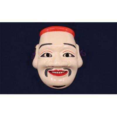 ふるさと納税 高梁市 備中神楽面桐一刀彫 事代主の命 伯泉作