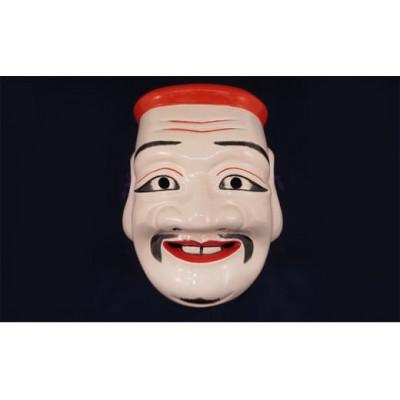 ふるさと納税 高梁市 備中神楽面桐一刀彫 大国主の命 伯泉作