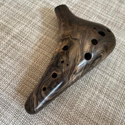 ふるさと納税 中野市 オカリナ(半炭化マーブル)