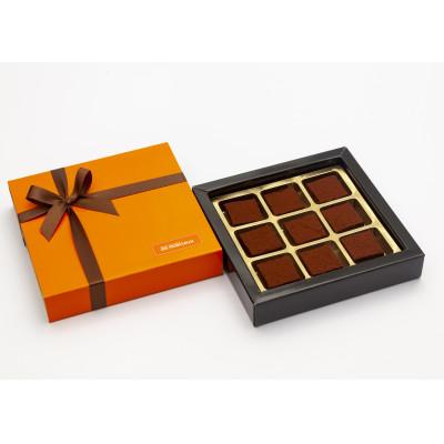 ふるさと納税 松山市 [ワッフルアトリエ ムエル]の 生チョコレート9個×2箱