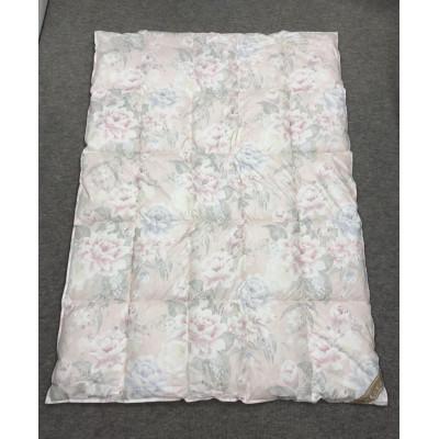 ふるさと納税 泉大津市 ホワイトダウン85%入り 0.8kg使用 羽毛合掛けふとん シングルサイズ ピンク FNU-004