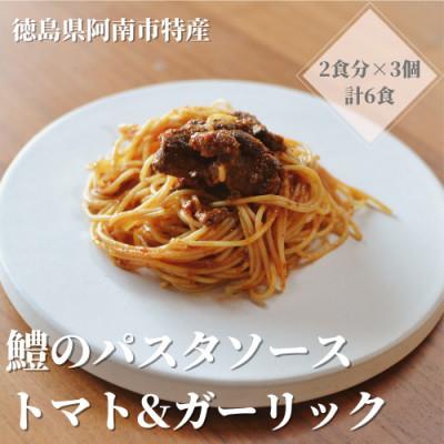 ふるさと納税 阿南市 徳島県阿南市産ハモのパスタソース ートマト&amp;ガーリックー (2食分×3個)