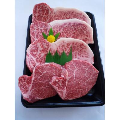 ふるさと納税 亀岡市 京都府産黒毛和牛 和牛ステーキセット(ヒレ100g×2枚、サーロイン200g×3枚)京の肉ひら山厳選