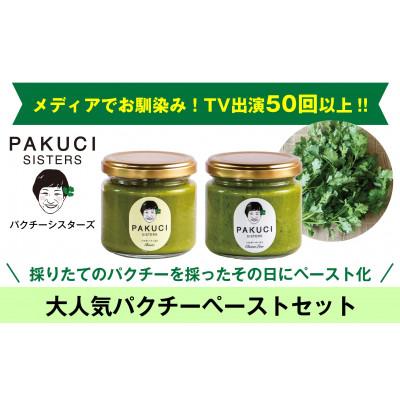 ふるさと納税 八千代市 『PAKUCI SISTERS』のパクチーペースト2種(各120g)