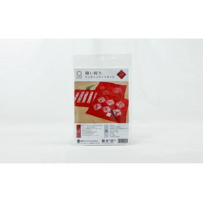 ふるさと納税 茅ヶ崎市 [染色キット] みやこ染 縫い絞り ランチョンマットキット(レッド)