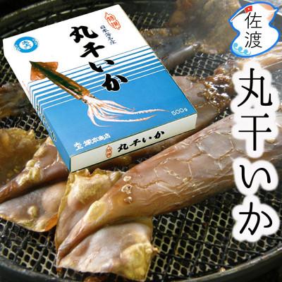 ふるさと納税 佐渡市 佐渡島産 丸干いか 500g 朝獲れ[冷凍便]