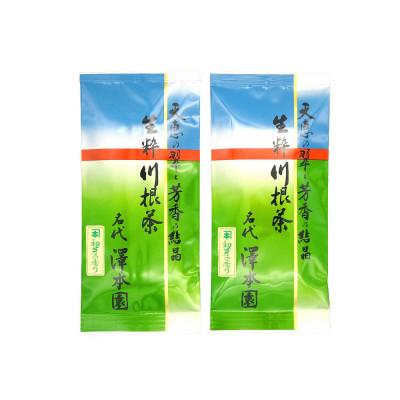 ふるさと納税 川根本町 生粋川根茶(26)澤本園の「初芽の香り」100g袋×2本