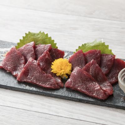 ふるさと納税 高森町 桜屋 赤身馬刺し400g 専用醤油付き150ml×1本(高森町)