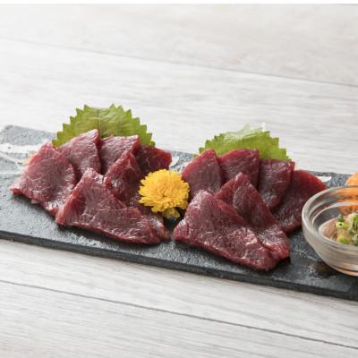 ふるさと納税 水上村 桜屋 赤身馬刺し400g 専用醤油付き150ml×1本(水上村)