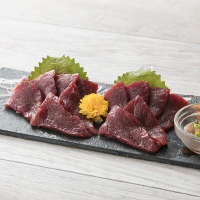 ふるさと納税 湯前町 桜屋 赤身馬刺し400g 専用醤油付き150ml×1本(湯前町)