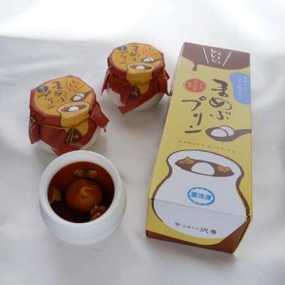 ふるさと納税 久慈市 いわて・久慈 創作プリン じぇじぇじぇ!「まめぶプリン」 3個入り 11-19